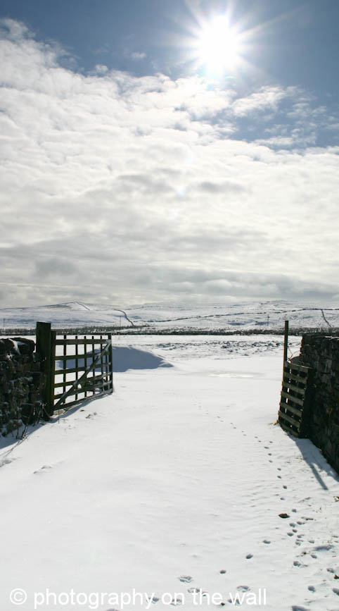 Yorkshire Moors in Snow. 50cmx90cm