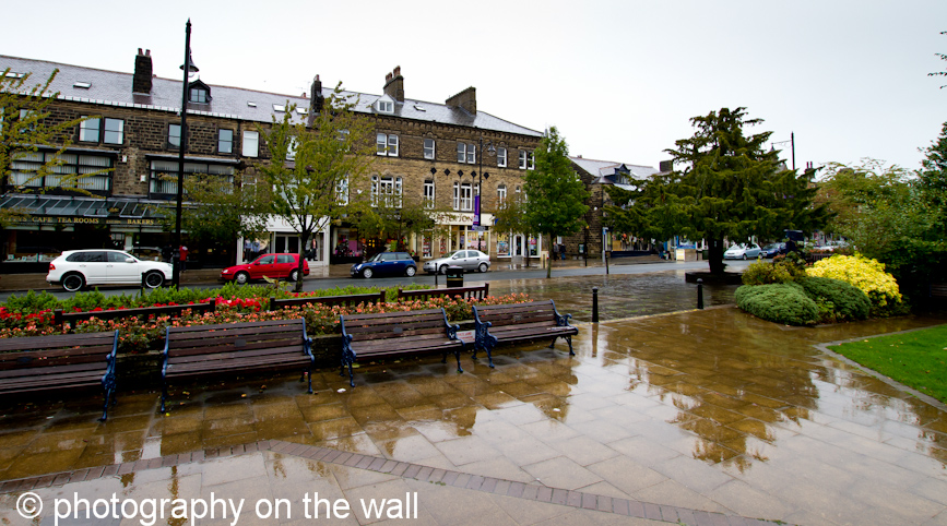 A Rainy Day in Ilkley, Yorkshire. 90cmx50cm