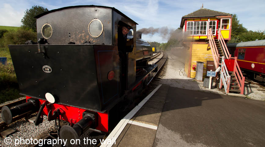 Steam Train at Bolton Abbey Station 90cm*50cm