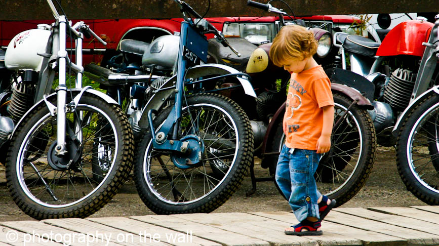 Motorbikes at Kettlewell 90cm*50cm